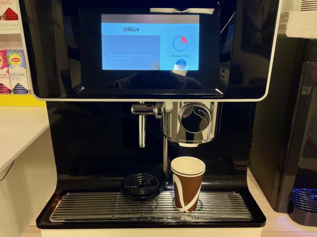 Kaffemaskin på jobbet